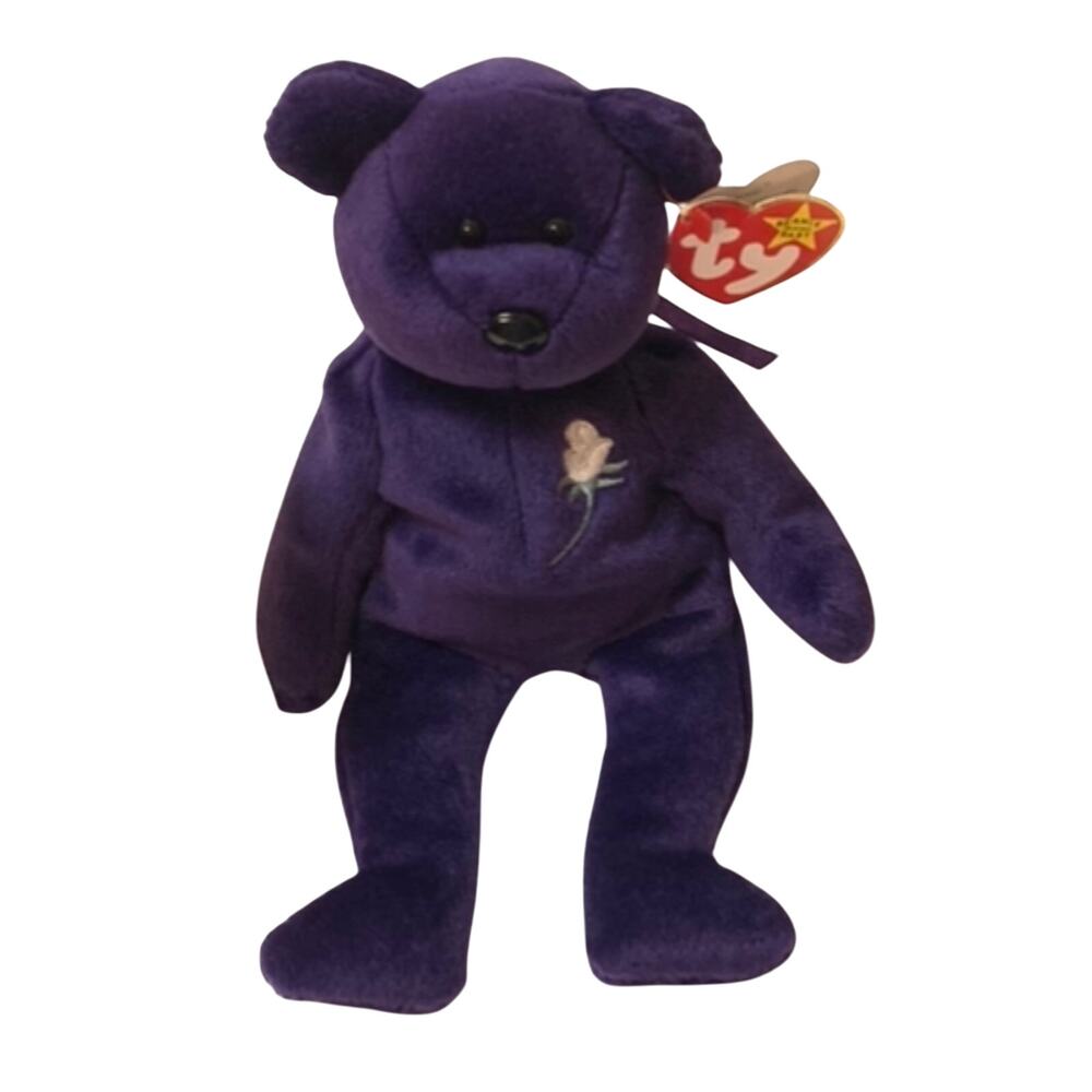 TY BEANIE BABIES - 4 Babies - 1 Princess Bear and 3 Other Animals New with Tags - Picture 2 of 12